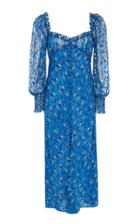 Rixo Miriam Printed Silk-blend Chiffon Midi Dress Size: Xs