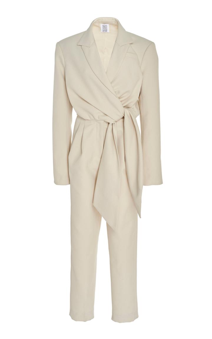Rosie Assoulin Draped Crepe Jumpsuit