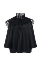 Moda Operandi Jil Sander Mazzy Macram-detailed Leather Top Size: 32