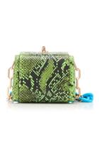 Moda Operandi The Volon Po Cube Snake-effect Leather Shoulder Bag