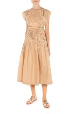 Moda Operandi Alberta Ferretti Cotton-broderie Tea Dress
