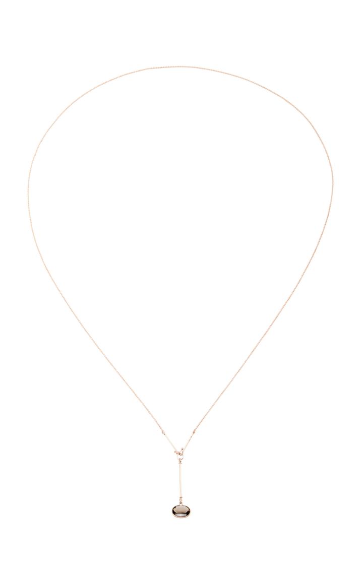 Georg Jensen Smokey Quartz Savannah Pendant 90cm