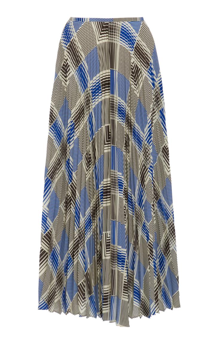 Joseph Abbott Foulard Check Skirt