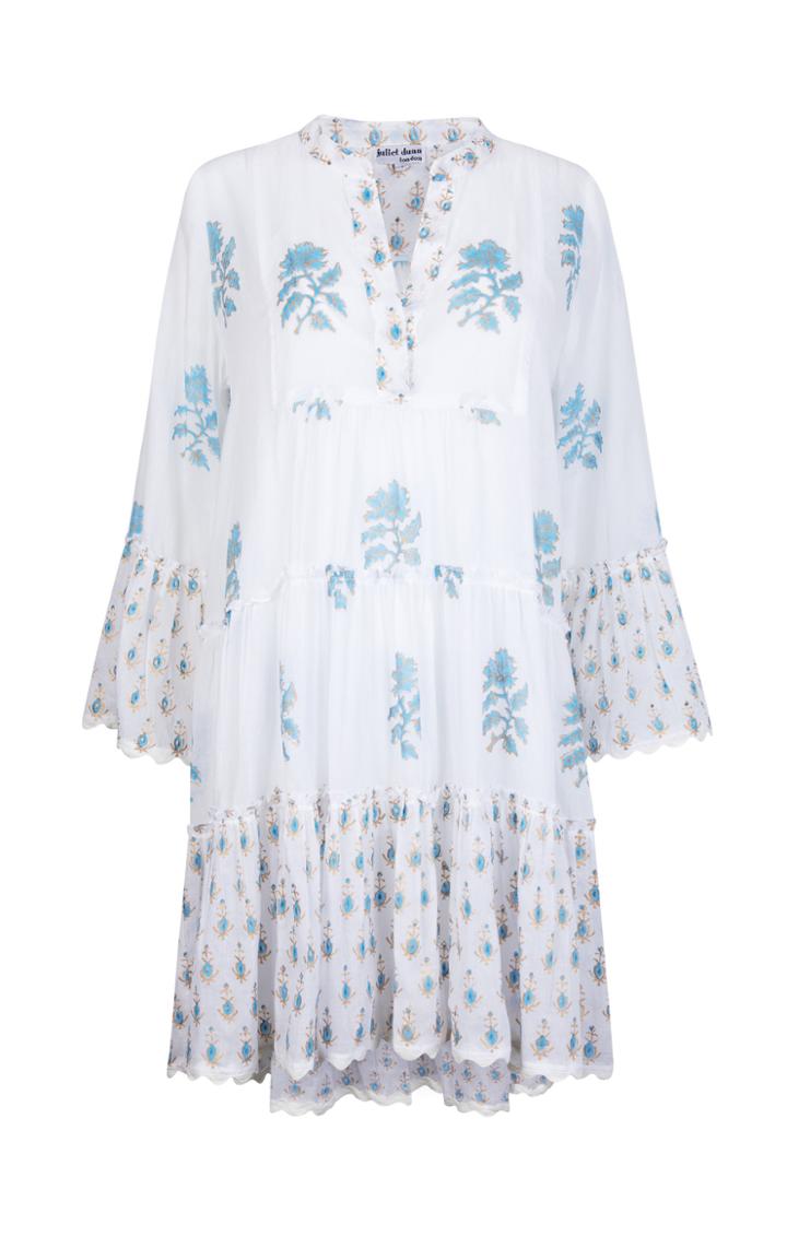 Moda Operandi Juliet Dunn Floral-print Cotton Mini Dress