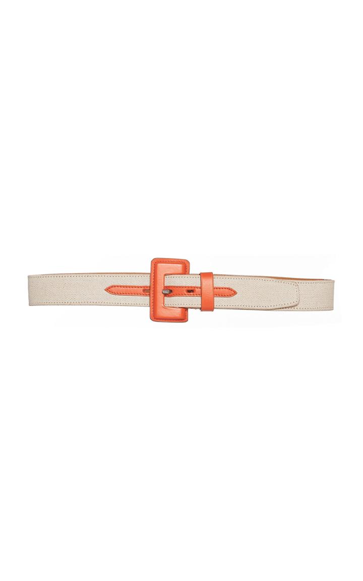 Maison Vaincourt Wide Canvas Waist Belt