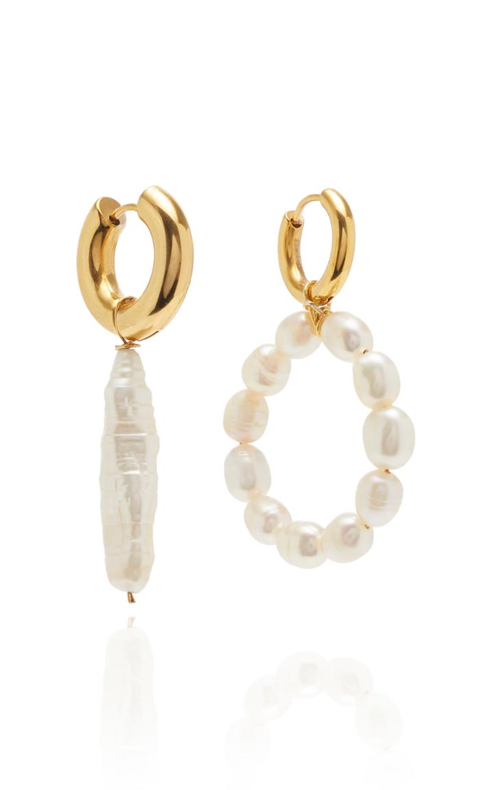 Moda Operandi Timeless Pearly Pearl Bead Earrings
