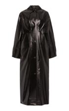 Kassl Convertible Oiled Cotton-blend Reversible Coat