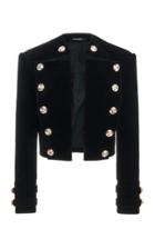 Moda Operandi Balmain Structured Velvet Blazer