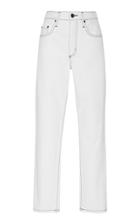Nobody Denim Bessette High-rise Slim-leg Cropped Jean