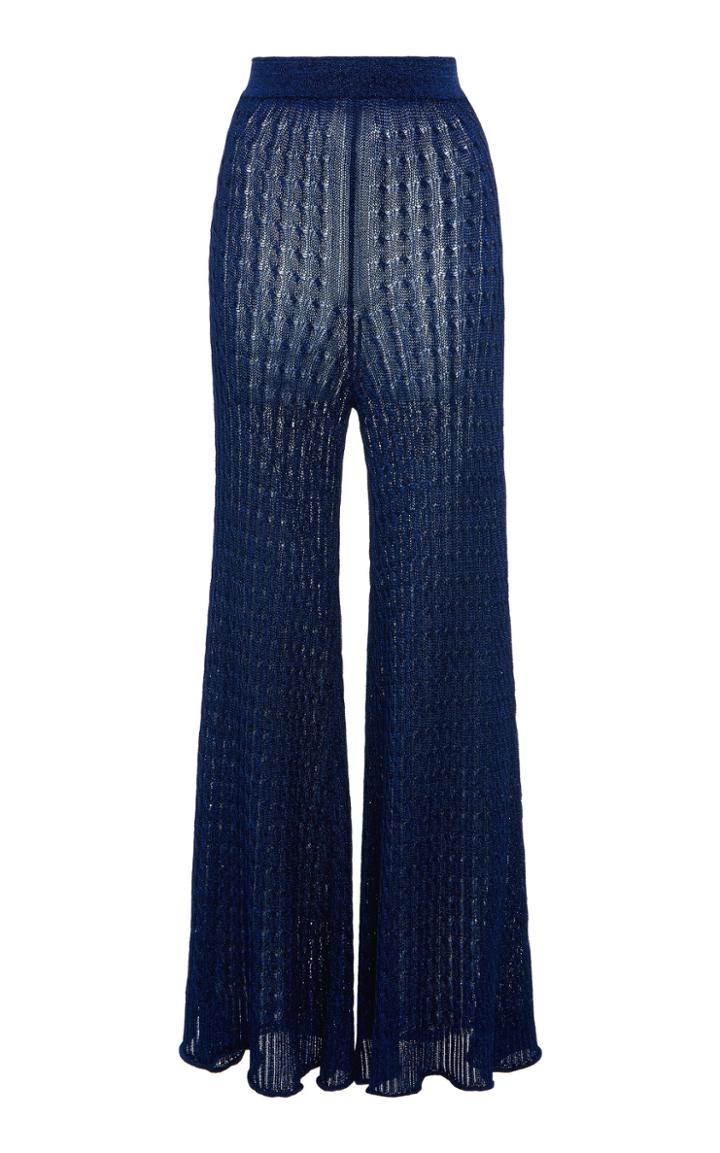 Moda Operandi Missoni Knit Wide Leg Pants Size: 38