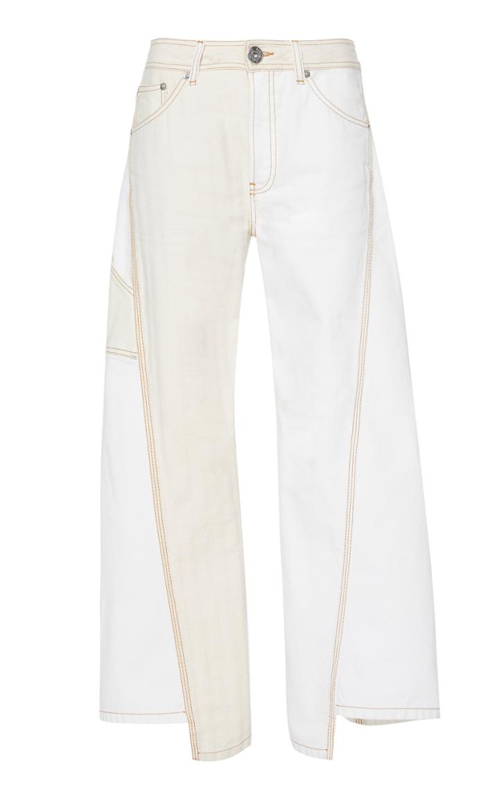 Moda Operandi Lanvin Wide-leg Stitched Jeans Size: 36