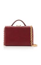 Mark Cross Grace Mini Lizard-effect Leather Shoulder Bag