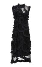 Moncler Genius + Simone Rocha Ruffled Silk-chiffon Midi Dress