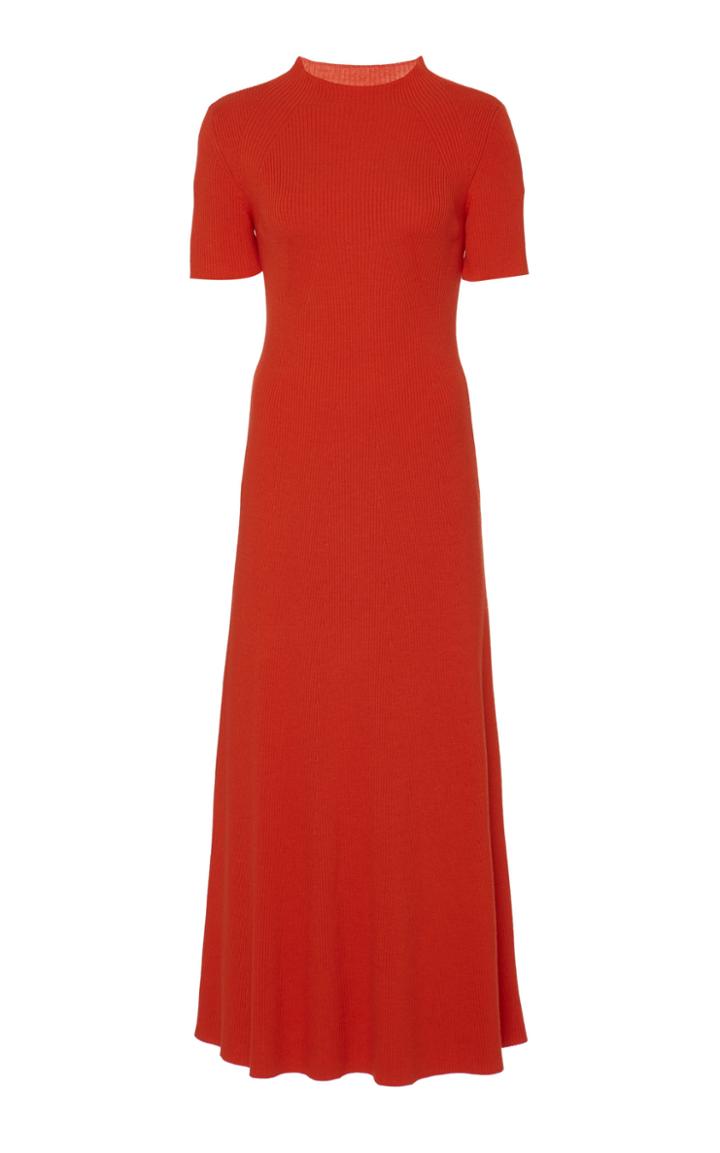 Gabriela Hearst Clare Wool Midi Dress