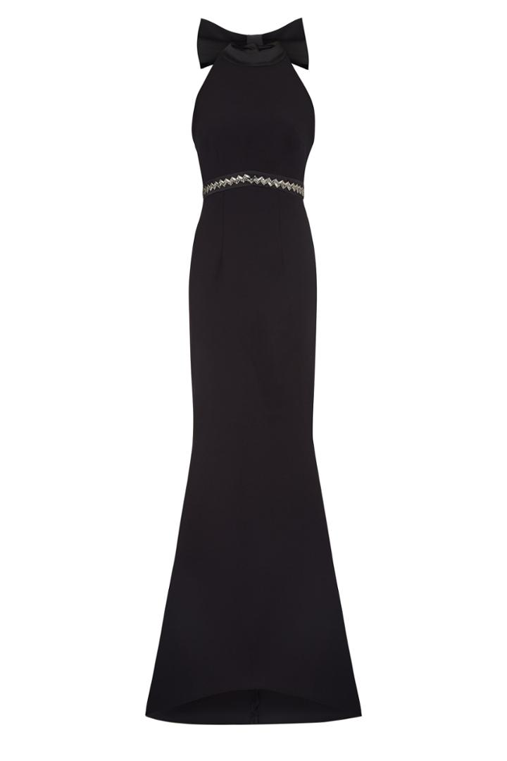 Moda Operandi Safiyaa Shenice Crystal-embellished Heavy Crepe Gown