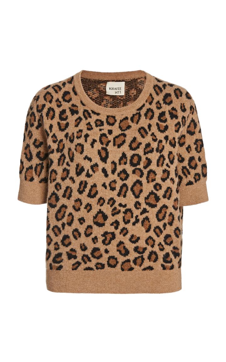 Moda Operandi Khaite Brie Jacquard Cashmere Sweater