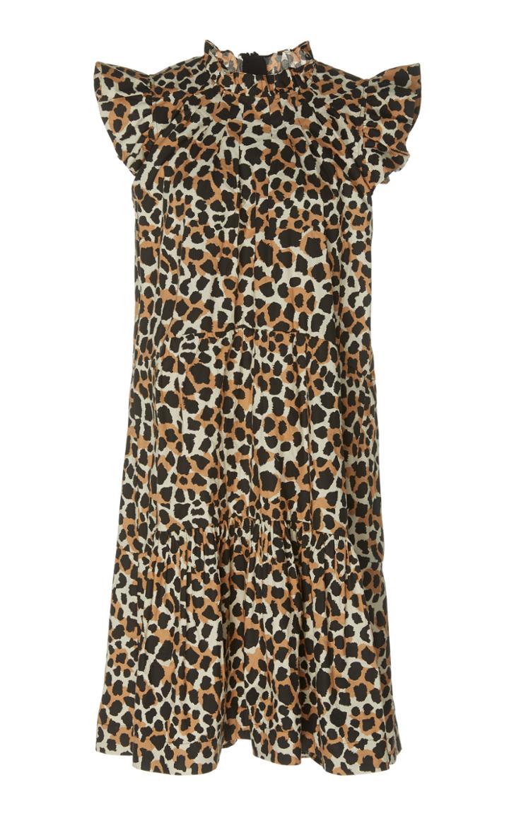 Sea Printed Mini Dress