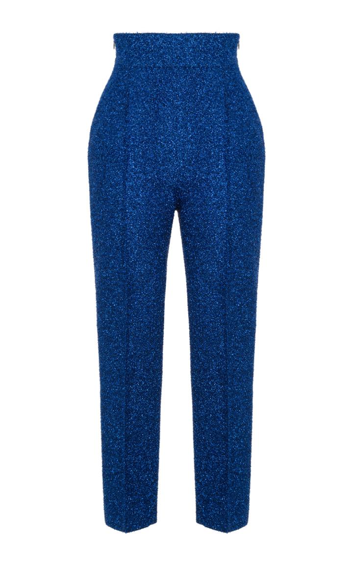 Rasario Straight Leg Lurex Trousers