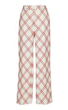 Giambattista Valli Printed Crepe High-rise Straight-leg Pants