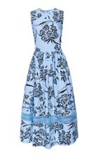 Carolina Herrera Sleeveless A-line Organza Dress