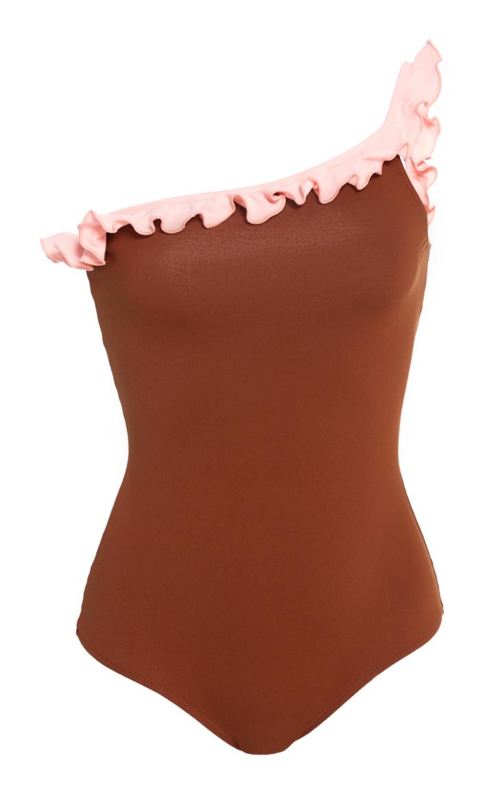 Laura Urbinati Ruffle One Piece Swimsuit