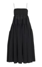 Moda Operandi Cecilie Bahnsen Sofie Tiered Jacquard Midi Dress