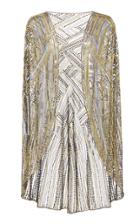Moda Operandi Jenny Packham Ivonne Beaded Chiffon Cape