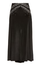 Paco Rabanne Embellished Satin Midi Skirt