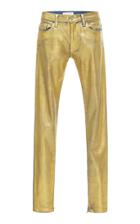 Tre By Natalie Ratabesi The Gold Edith Painted High-rise Skinny Jeans