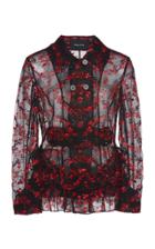 Moda Operandi Simone Rocha Frill Hem Fitted Jacket Size: 8