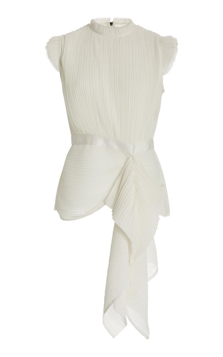 Moda Operandi Unttld Nova Draped Pliss Top