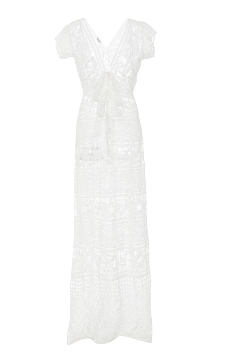 Miguelina Reina Starlight Lace Maxi Dress