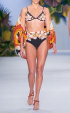 Agua De Coco Striped Pareo Cover Up
