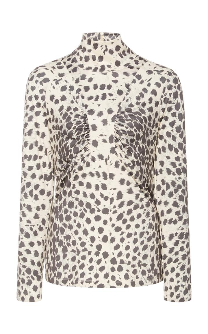 Sea Leo Printed Turtleneck Top