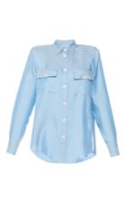 Alessandra Rich Celeste Stripe Twill Shirt