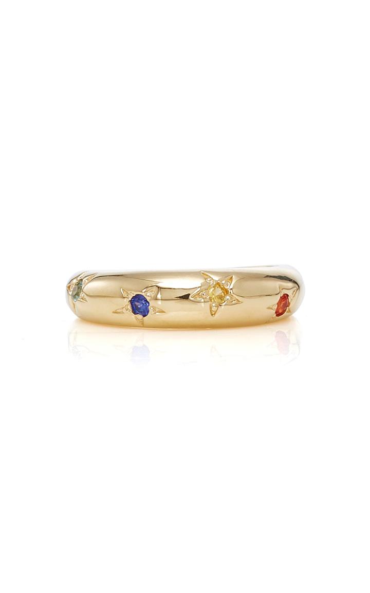 Eden Presley Thin Rainbow Celeste Ring