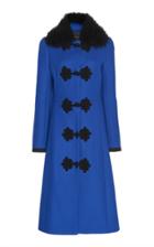 Andrew Gn Shearling-trimmed Wool-blend Coat