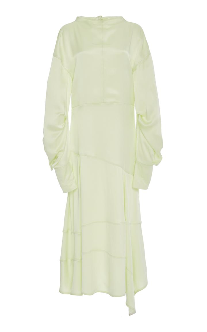 Adeam Mock Neck Tie Back Dress