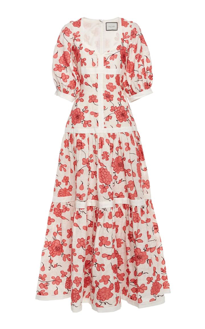 Alexis Epona Printed Linen Maxi Dress