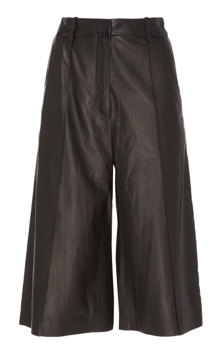 Veronica Beard Arnold Lambskin Culottes