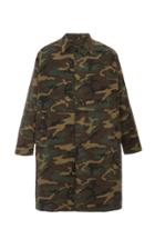 Fortela Camouflage-print Cotton-twill Jacket Size: S