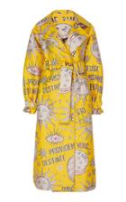 Maison Rabih Kayrouz Printed Brocade Coat