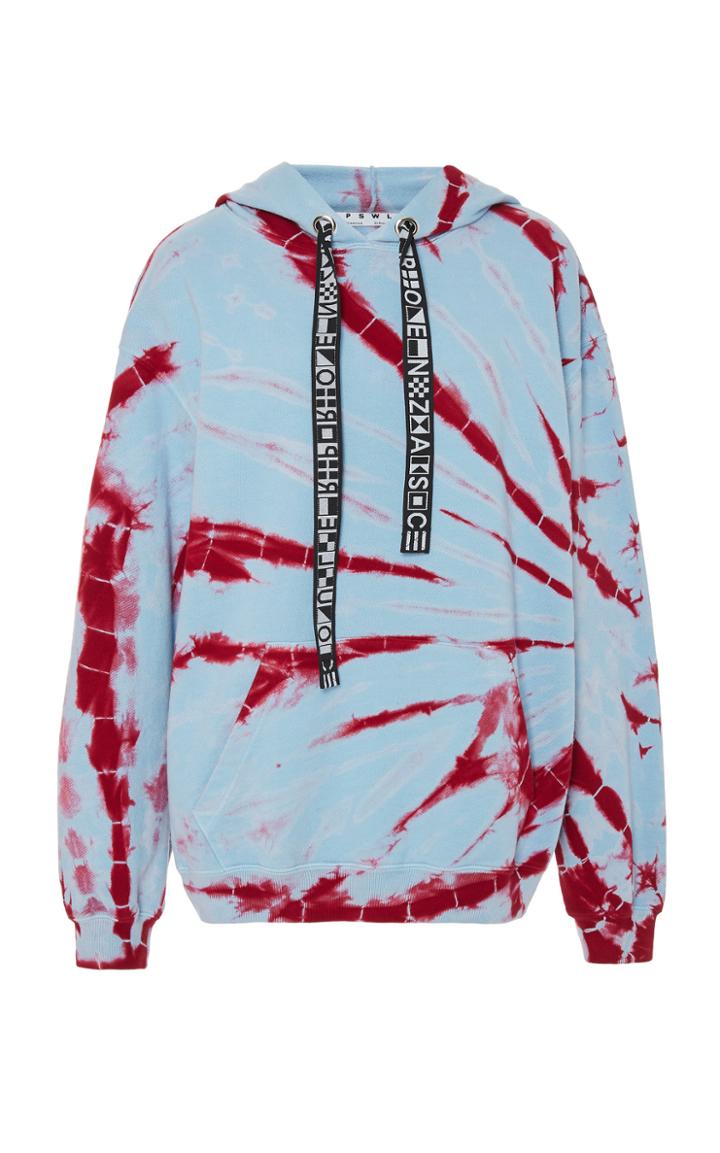 Proenza Schouler Hooded Tie Dye Sweatshirt