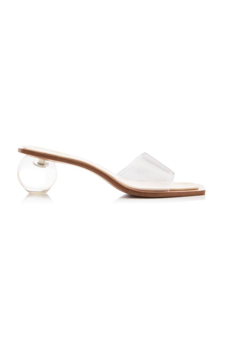 Cult Gaia Tao Pvc And Leather Sandals