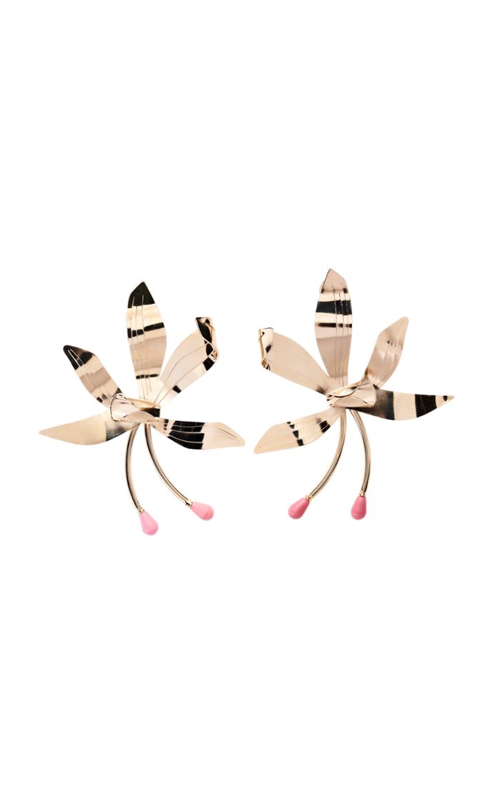 Moda Operandi Carolina Herrera Orchid Drop Statement Earring