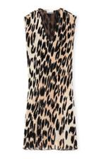 Moda Operandi Ganni Pleated Georgette Sleeveless Midi Dress