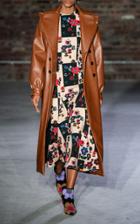 Jonathan Cohen Faux Leather Trench Coat