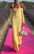 Jacquemus Cold-shoulder Stretch-knit Maxi Dress