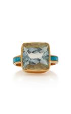 Jacquie Aiche 14k Gold And Turquoise Ring