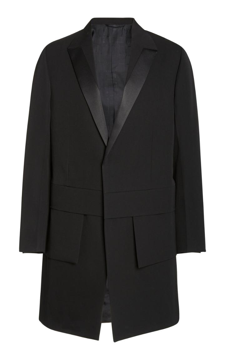 1017 Alyx 9sm Apex Satin-trimmed Wool Coat
